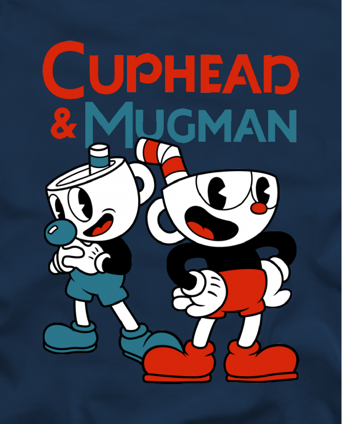 Marškinėliai Cuphead and Mugman